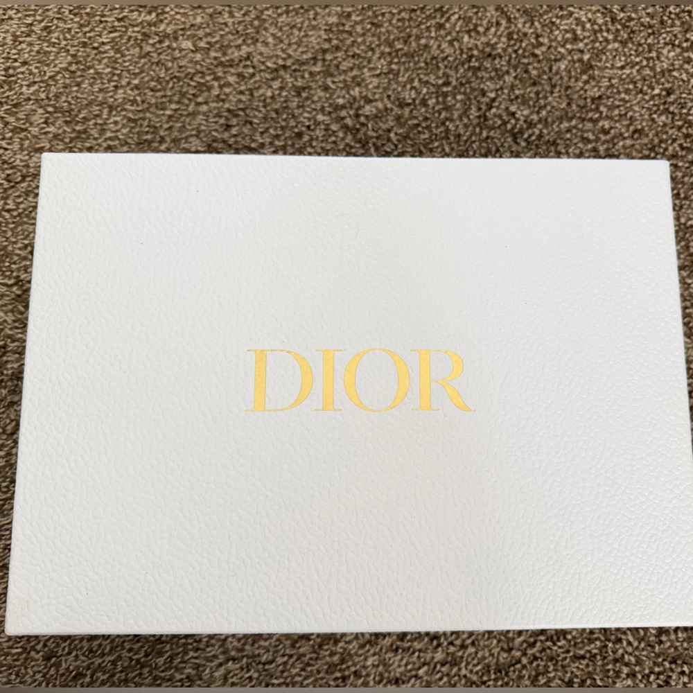 Dior White Box with Gold Logo